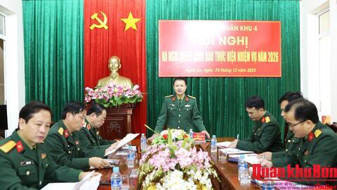 Chi bộ Báo Quân khu 4: Ra nghị quyết lãnh đạo thực hiện nhiệm vụ năm 2026