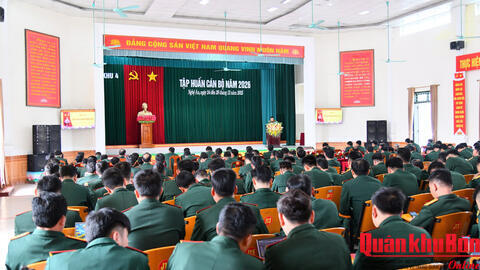 Quân khu 4 bế mạc tập huấn cán bộ năm 2026