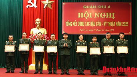 Quân khu 4 tổng kết công tác Hậu cần – Kỹ thuật năm 2025