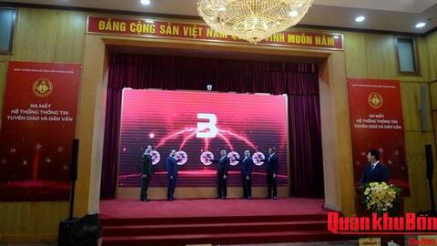 Ra mắt ứng dụng Tuyên giáo và Dân vận trên điện thoại di động