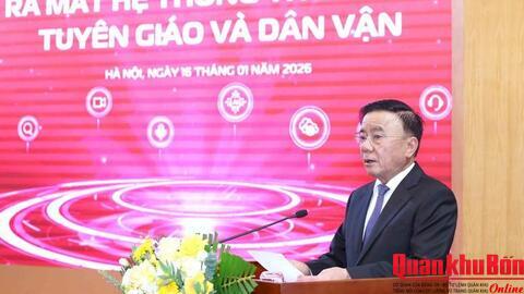 Thường trực Ban Bí thư dự lễ ra mắt ứng dụng di động Tuyên giáo và Dân vận