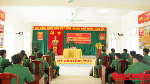 Bộ Tham mưu Quân khu 4: Đối thoại dân chủ với chiến sĩ chuẩn bị xuất ngũ năm 2026