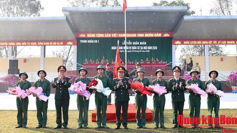 Các đơn vị tổ chức Lễ tiễn quân nhân hoàn thành nghĩa vụ quân sự năm 2026