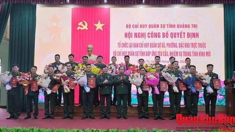 Đưa 8.700 sĩ quan quân đội về Ban Chỉ huy quân sự xã
