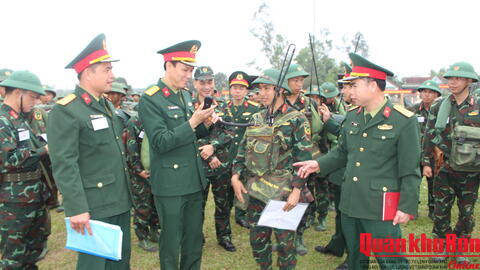 Trung đoàn 1 và Trung đoàn 335 hoàn thành huấn luyện, luyện tập chuyển trạng thái SSCĐ đấu năm 2026
