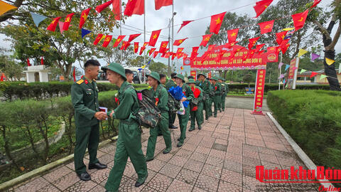 Quân khu 4: Các đơn vị tiếp đón chiến sĩ mới chu đáo, an toàn