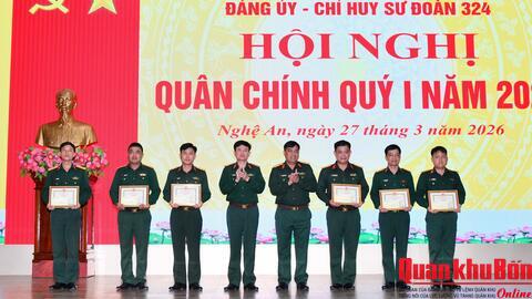 Sư đoàn 324 Hội nghị Quân chính Quý II năm 2026