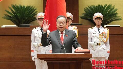 Đồng chí Trần Thanh Mẫn được bầu giữ chức Chủ tịch Quốc hội khóa XVI