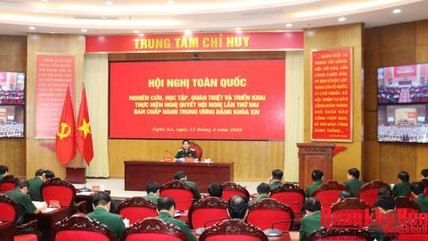 Đảng ủy Quân khu 4 học tập, quán triệt, triển khai Nghị quyết Hội nghị lần thứ hai