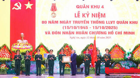 ĐẢNG ỦY, BỘ TƯ LỆNH QUÂN KHU 4 KÍNH BÁO