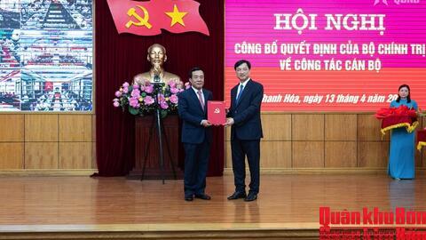 Thượng tướng Lê Đức Thái giữ chức Bí thư Tỉnh ủy Thanh Hóa nhiệm kỳ 2025-2030