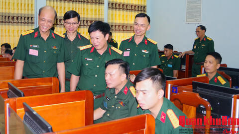 Trường Quân sự Quân khu 4: Hội thi Báo cáo viên giỏi năm 2026