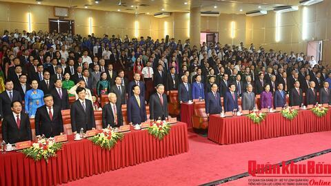 Trang trọng lễ kỷ niệm 120 năm Ngày sinh Tổng Bí thư Hà Huy Tập