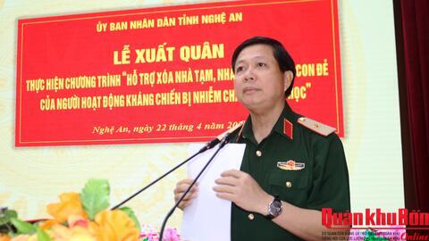 Tỉnh Nghệ An xuất quân xóa nhà tạm, nhà dột nát cho con đẻ của người hoạt động kháng chiến bị nhiễm chất độc hóa học