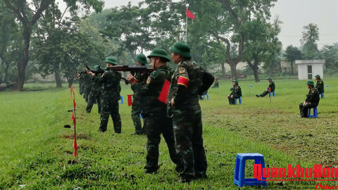 Học viện Chính trị kiểm tra bắn đạn thật năm 2026