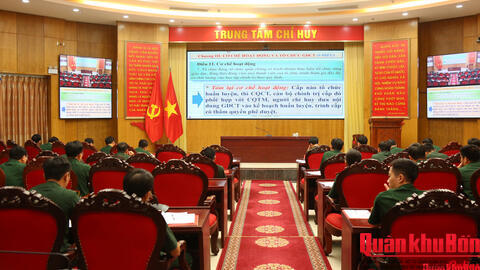 Tập huấn công tác giáo dục chính trị năm 2026