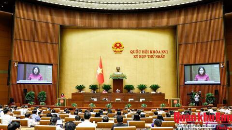 Sáng nay (24/4), Quốc hội biểu quyết thông qua nhiều dự án luật, nghị quyết và bế mạc kỳ họp