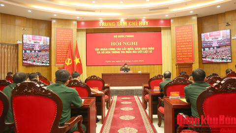 Tập huấn công tác lấy mẫu, bàn giao mẫu và số hoá thông tin mẫu hài cốt liệt sĩ