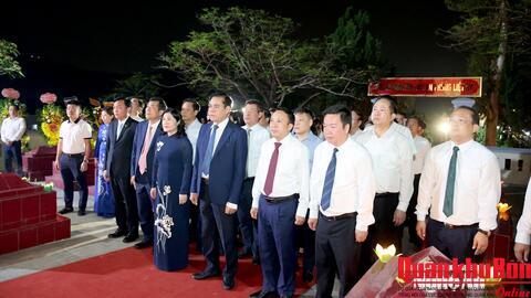 Kỷ niệm 60 năm Ngày hy sinh của 33 liệt sĩ Thanh niên xung phong tại Hang Hỏa Tiễn