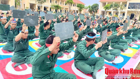 Lữ đoàn Phòng không 283 sôi nổi hoạt động ngày lễ