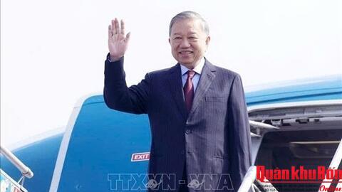 Tổng Bí thư, Chủ tịch nước Tô Lâm lên đường thăm cấp nhà nước tới Ấn Độ