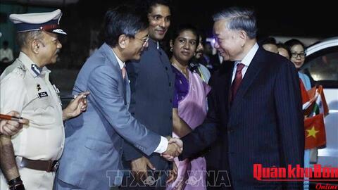 Tổng Bí thư, Chủ tịch nước Tô Lâm kết thúc tốt đẹp chuyến thăm cấp Nhà nước Cộng hòa Ấn Độ