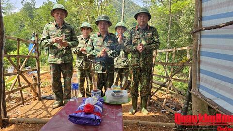 Đoàn Kinh tế - Quốc phòng 337 (Quân khu 4) quy tập 1 hài cốt liệt sĩ