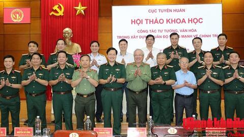 Kỷ niệm 80 năm Ngày truyền thống Cục Tuyên huấn và ngành tuyên huấn Quân đội (11/5/1946- 11/5/2026) Công tác tư tưởng-văn hóa trong Quân đội với nhiệm vụ bảo vệ Tổ quốc Việt Nam xã hội chủ nghĩa