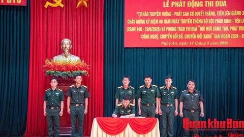 Lữ đoàn Pháo binh 16 (Quân khu 4) phát động thi đua cao điểm