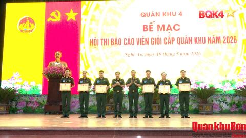 Phóng sự: HỘI THI BÁO CÁO VIÊN GIỎI CẤP QUÂN KHU NĂM 2026