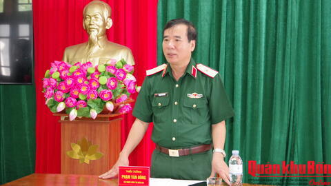 Quân khu 4: Giao nhiệm vụ cho Đội tuyển tham gia Hội thi Báo cáo viên giỏi toàn quân năm 2026