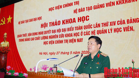 Học viện Chính trị: Hội thảo về nâng cao chất lượng nghiên cứu khoa học