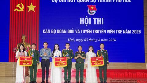 Bộ Chỉ huy Quân sự thành phố Huế: Nâng cao kỹ năng tuyên truyền cho cán bộ Đoàn cơ sở