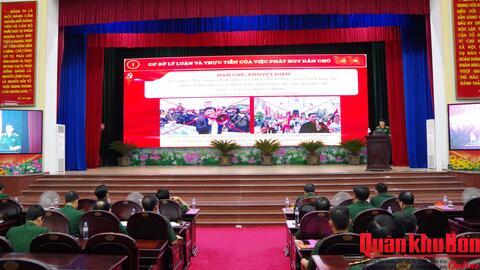 Quân khu 4 thông qua nội dung, giao nhiệm vụ cho đội tuyển tham gia Hội thi Báo cáo viên giỏi toàn quân năm 2026