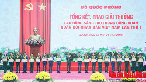 Quân khu 4: Giành 3 giải Ba - Giải thưởng Lao động sáng tạo trong Công đoàn Quân đội lần thứ I