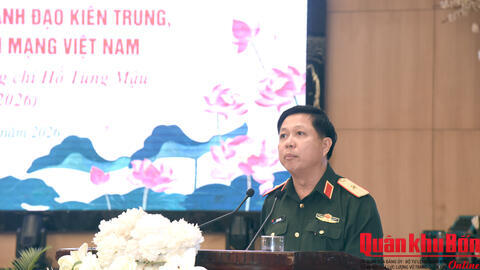 “Những đóng góp của đồng chí Hồ Tùng Mậu trên cương vị Chính trị Ủy viên Chiến khu 4”