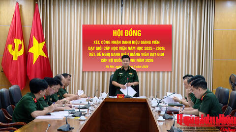 Học viện Chính trị xét công nhận giảng viên dạy giỏi