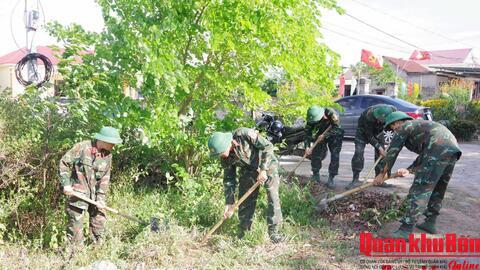 Đoàn cơ sở Trung đoàn 19, Sư đoàn 968 tham gia Chiến dịch Thanh niên tình nguyện Hè