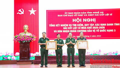 Nghệ An tổng kết công tác tìm kiếm, quy tập hài cốt liệt sĩ mùa khô 2025 – 2026.