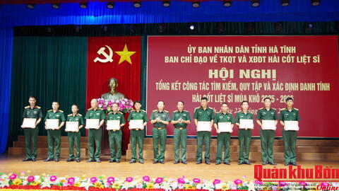 Hà Tĩnh: Tổng kết công tác tìm kiếm, quy tập hài cốt liệt sĩ mùa khô 2025-2026.