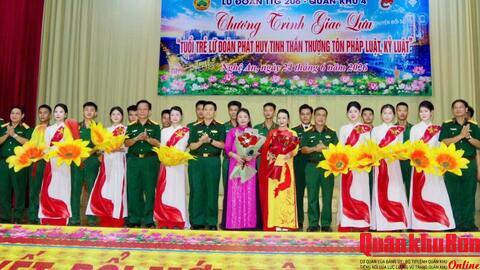 Lữ đoàn Tăng – Thiết giáp 206, Quân khu 4 tổ chức tuyên truyền pháp luật, kỷ luật