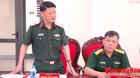 Thiếu tướng Hoàng Duy Chiến, Phó Tư lệnh Quân khu dự Hội nghị Đảng ủy Cục Cục Hậu cần – Kỹ thuật