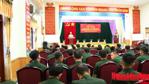 Sư đoàn 968 (Quân khu 4) sơ kết công tác Đảng, công tác chính trị 6 tháng đầu năm 2026
