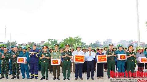 Xã Nông Cống tổ chức thành công diễn tập tác chiến trong khu vực phòng thủ năm 2026