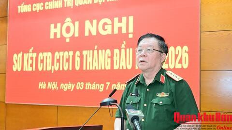 Đại tướng Nguyễn Trọng Nghĩa chủ trì Hội nghị sơ kết công tác Đảng, công tác chính trị 6 tháng đầu năm 2026
