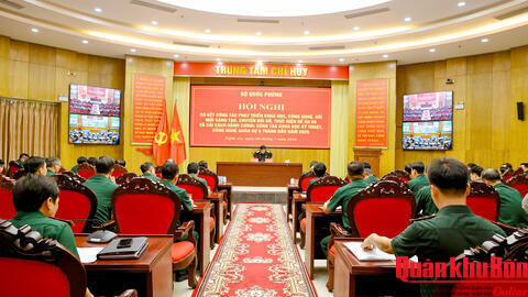 Bộ Quốc phòng dẩy mạnh công tác phát triển khoa học, công nghệ, chuyển đổi số, cải cách hành chính