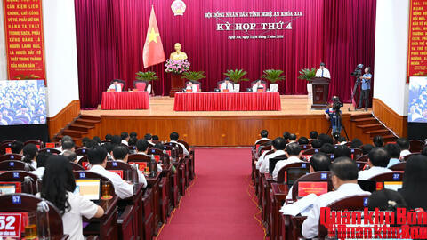 Hội đồng Nhân dân tỉnh Nghệ An hoàn thành chương trình thảo luận, thống nhất nhiều giải pháp phát triển 6 tháng cuối năm