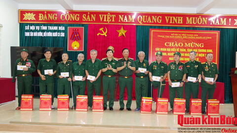 Bộ Tư lệnh Quân khu 4 tri ân người có công tỉnh Thanh Hóa