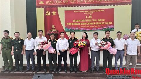Lữ đoàn Tăng - Thiết giáp 206 (Quân khu 4) hành quân dã ngoại làm công tác dân vận đợt 1 năm 2026