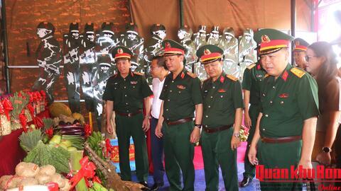 Chấm thi “Doanh trại chính quy, xanh, sạch, đẹp” tại Trung đoàn 19, Sư đoàn 968 Quân khu 4